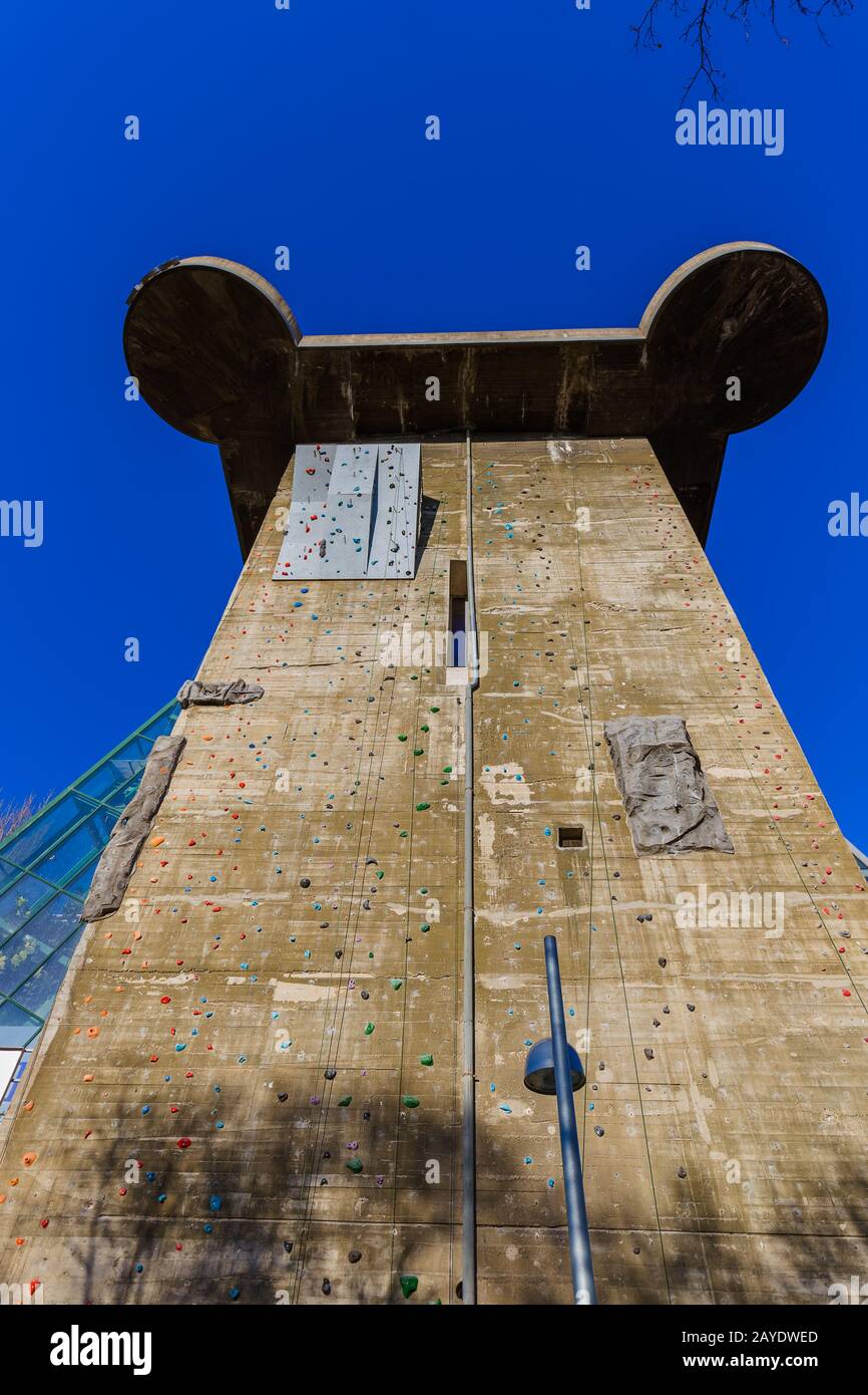 Flak tower a Vienna Austria Foto Stock