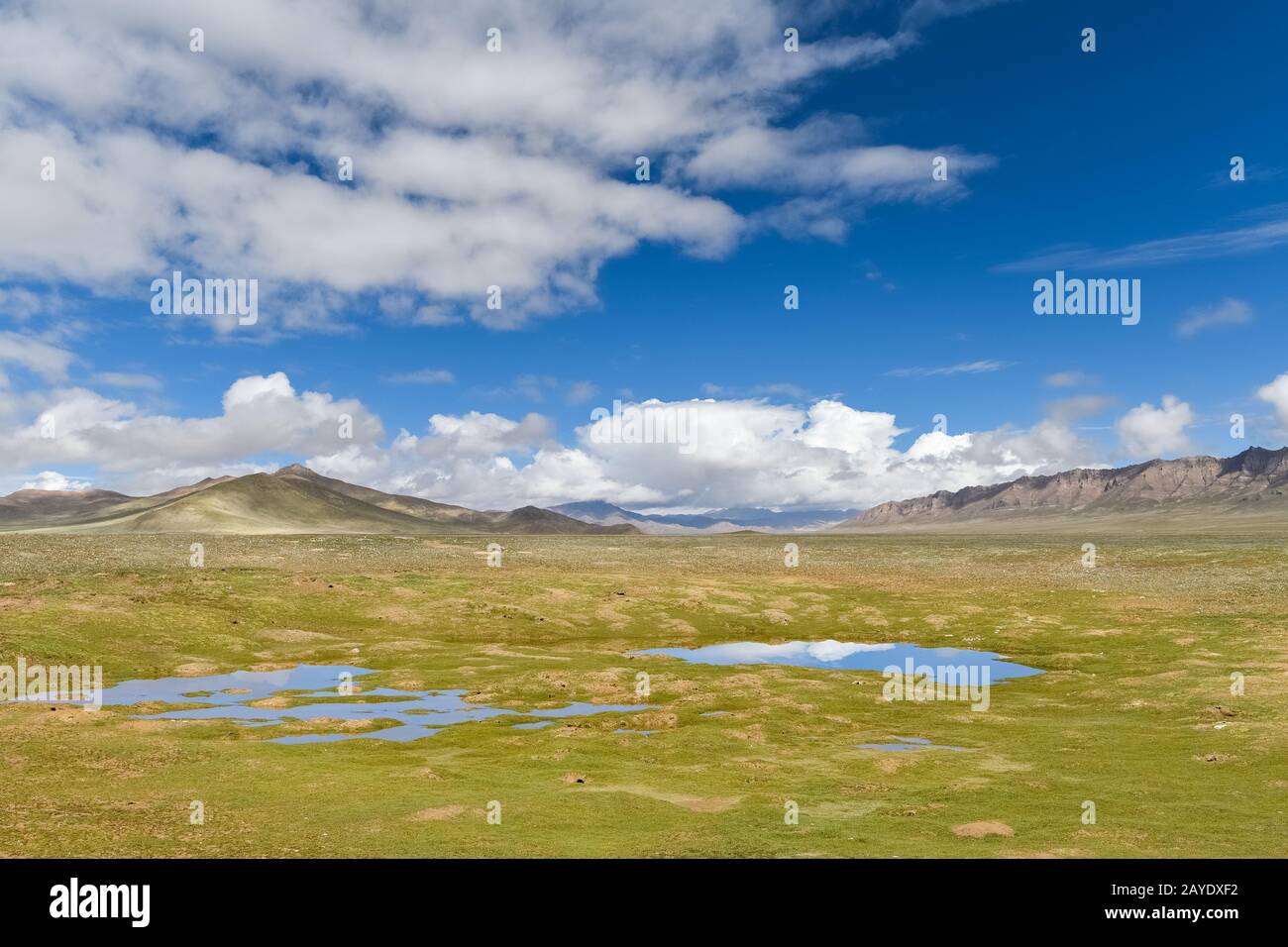 splendido scenario naturale nell'altopiano di qinghai-tibet Foto Stock