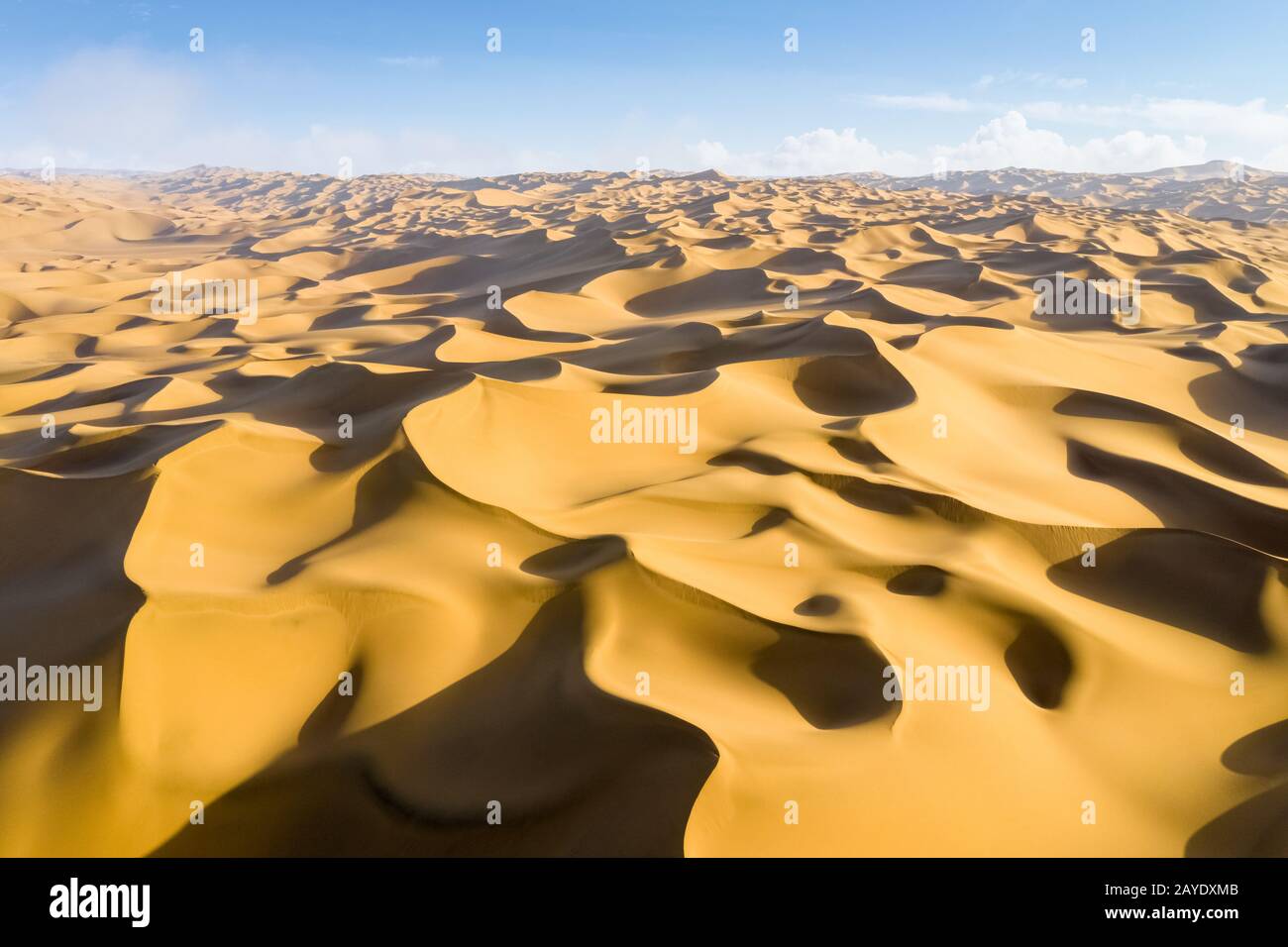 Bellissimo il paesaggio del deserto al tramonto Foto Stock