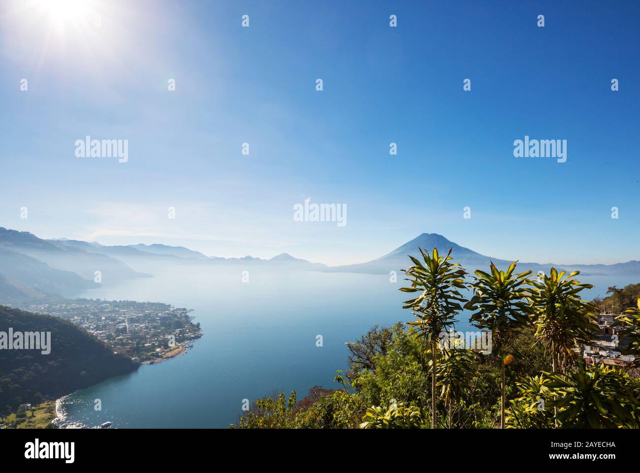 Lago Atitlan Foto Stock