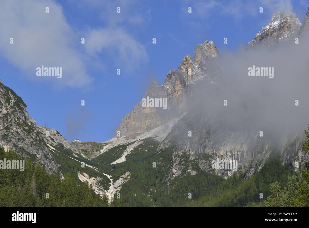 Vista su Pihavec in triglav nationalpark Foto Stock