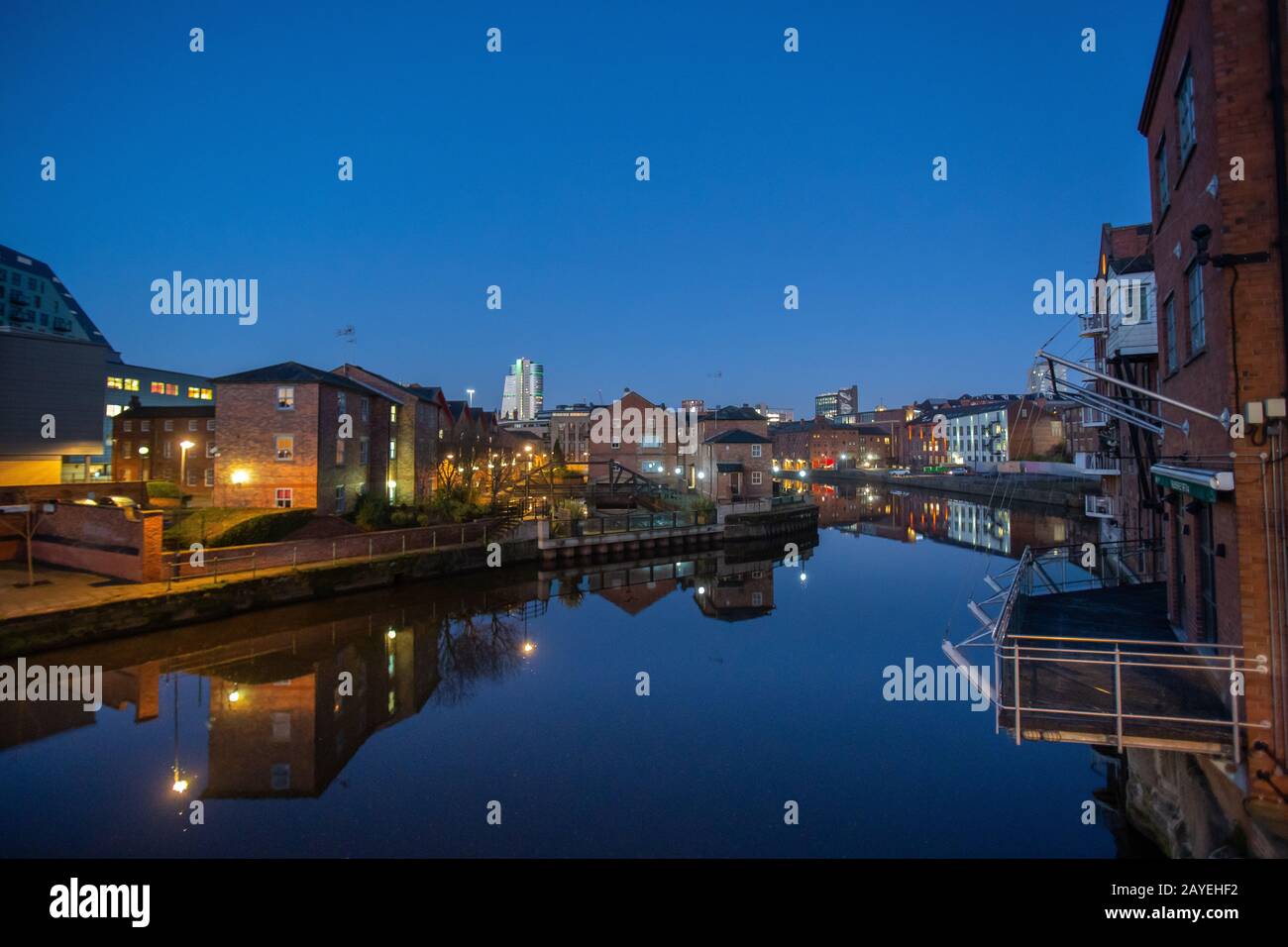 Leeds Canal, Gran Bretagna Foto Stock