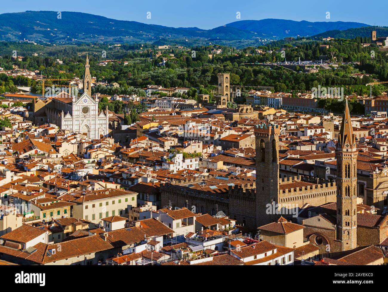 Paesaggio urbano di Firenze - Italia Foto Stock
