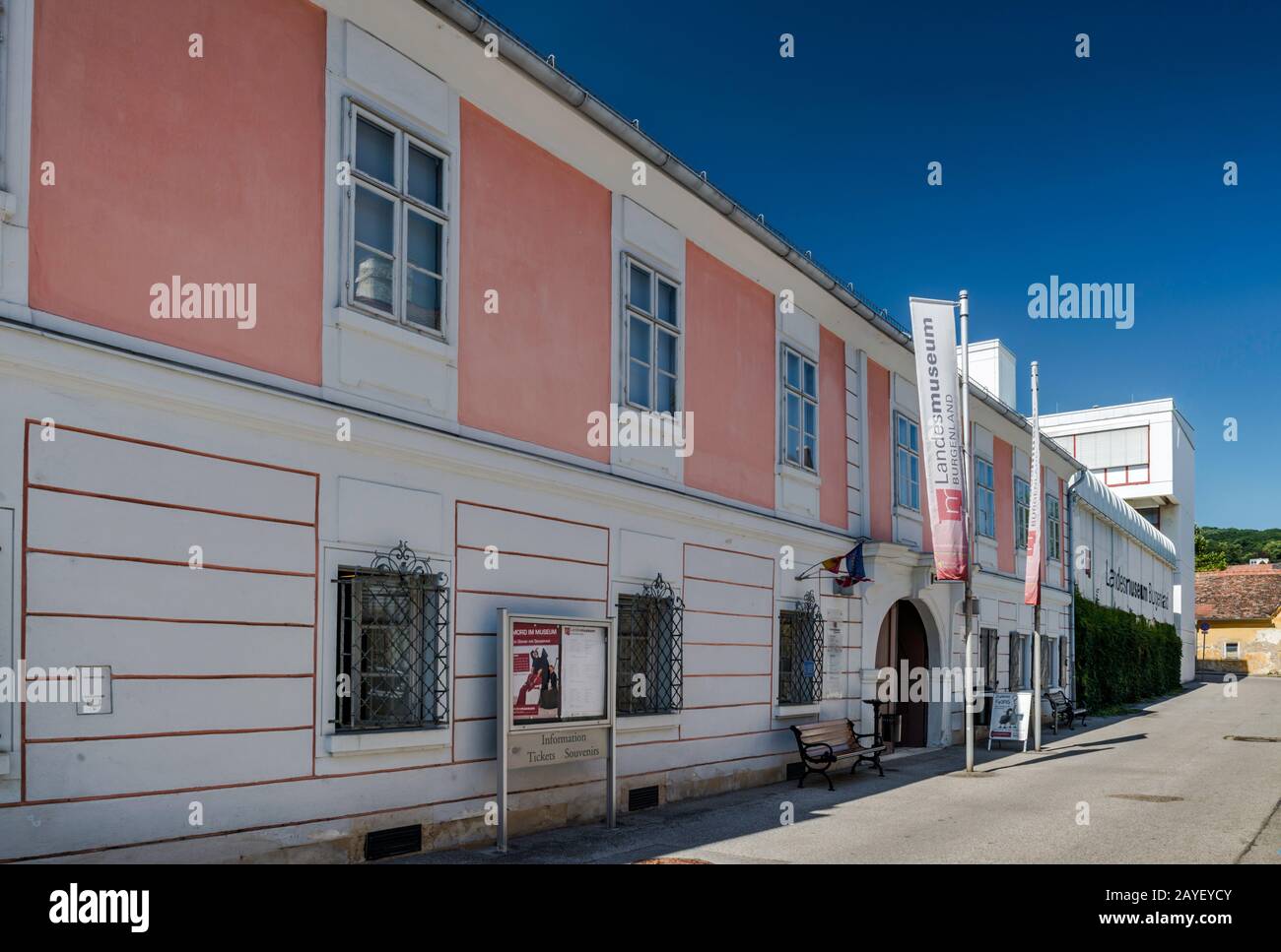 Landesmuseum Nel Quartiere Ebraico, Eisenstadt, Burgenland, Austria, Europa Centrale Foto Stock