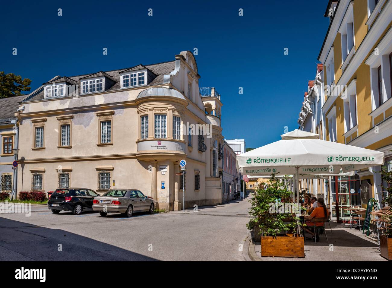Landesmuseum Nel Quartiere Ebraico, Eisenstadt, Burgenland, Austria, Europa Centrale Foto Stock