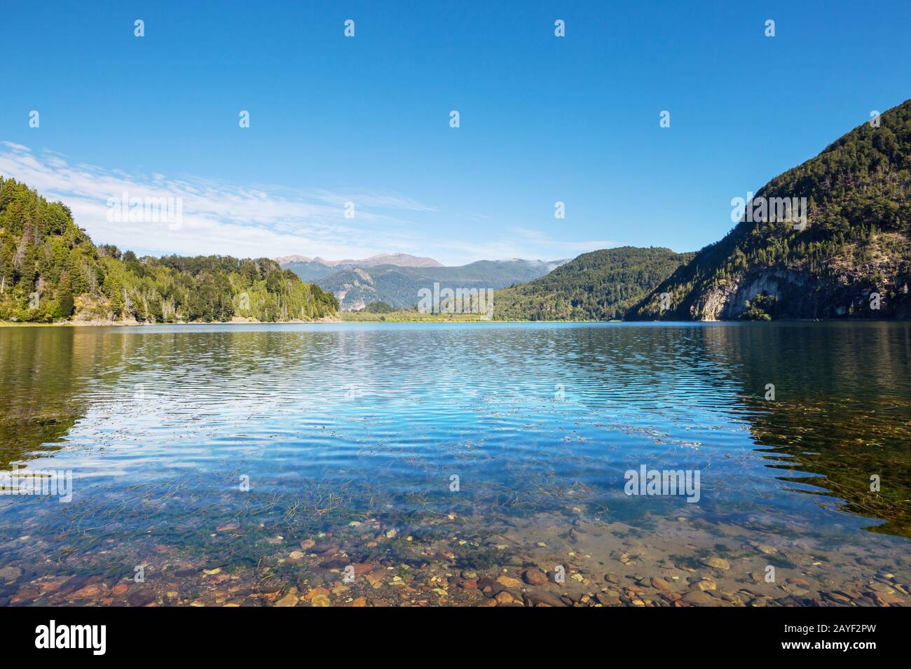 Il lago in Patagonia Foto Stock