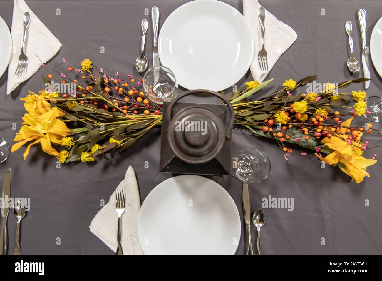 tavolo per una festa o una cena per la festa Foto Stock