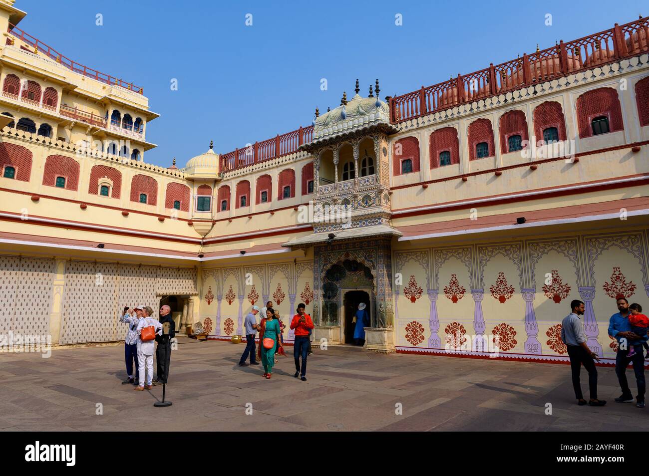 Jaipur Città Rosa, India Foto Stock