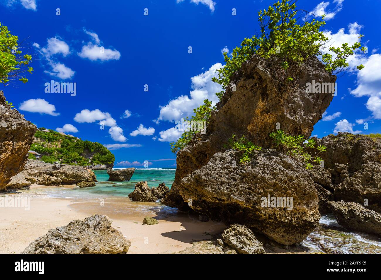 Bingin Beach - Bali Indonesia Foto Stock