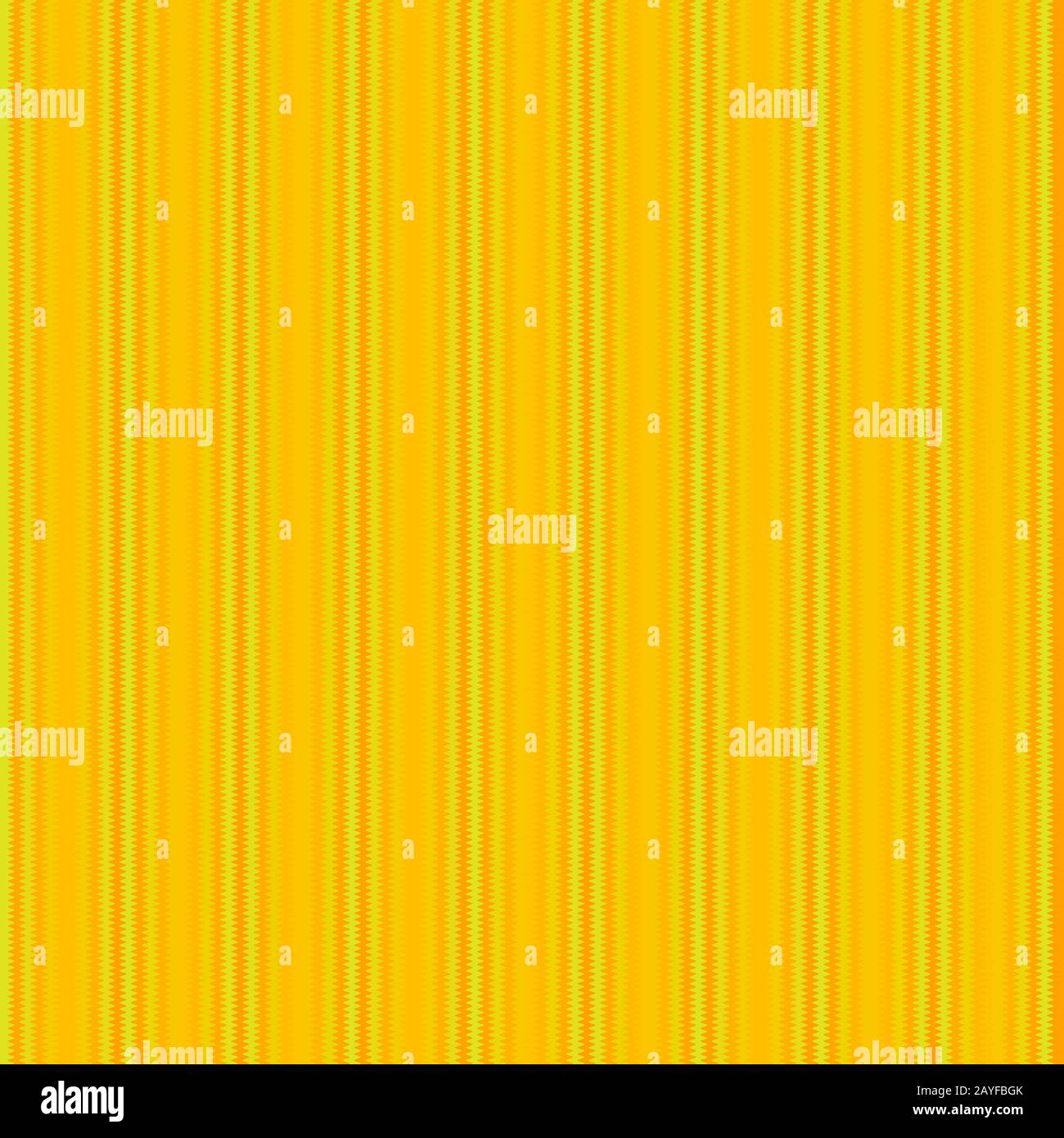 strisce in forma d'onda a zig-zag nei colori arancione e giallo, disposte verticalmente Foto Stock