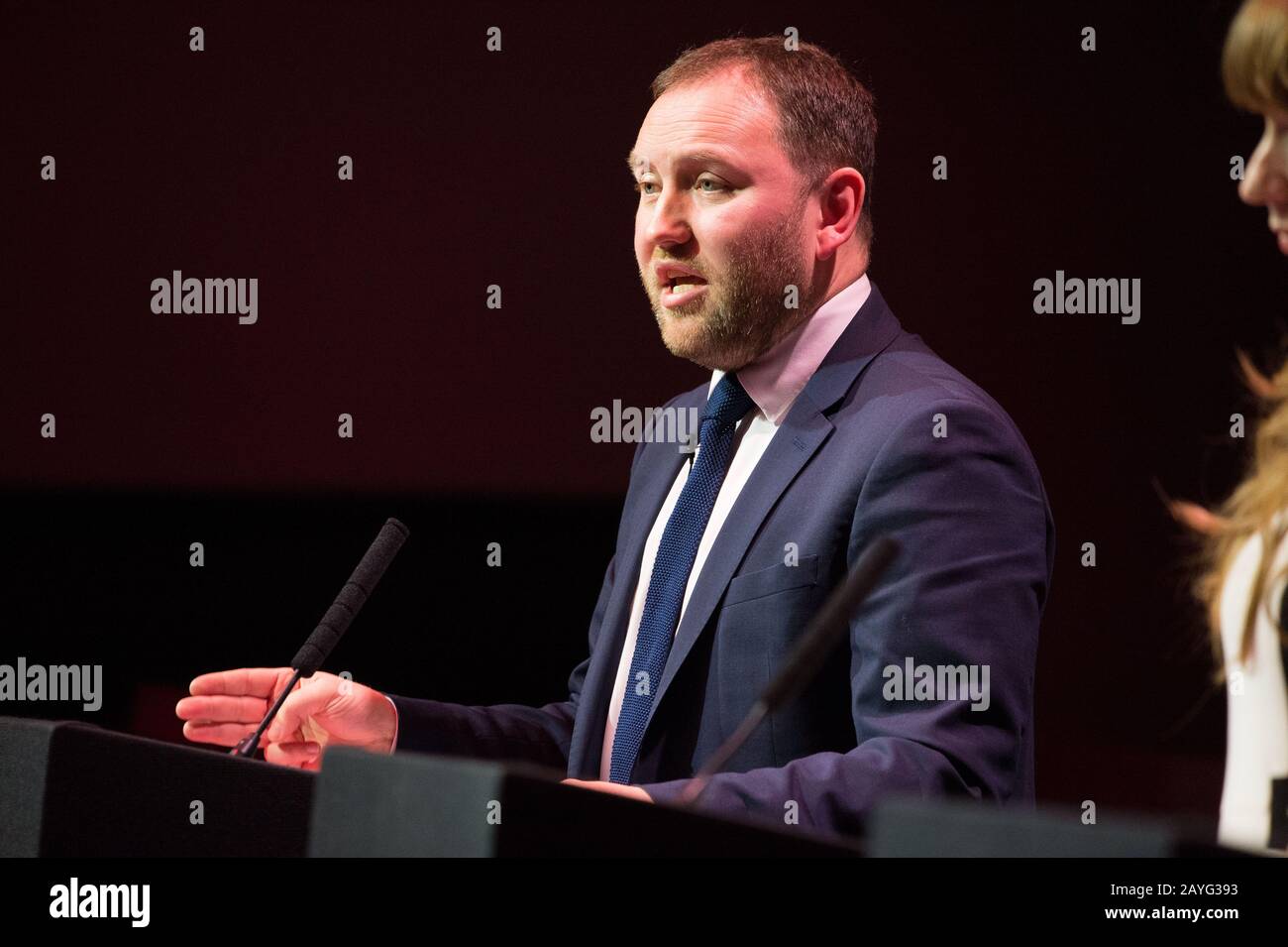 Glasgow, Regno Unito. 15th Feb, 2020. UK Labor Party Hustings per il vice leader del partito laburista britannico 2020. Nella Foto: Ian Murray Mp. Credito: Colin Fisher/Alamy Live News Foto Stock