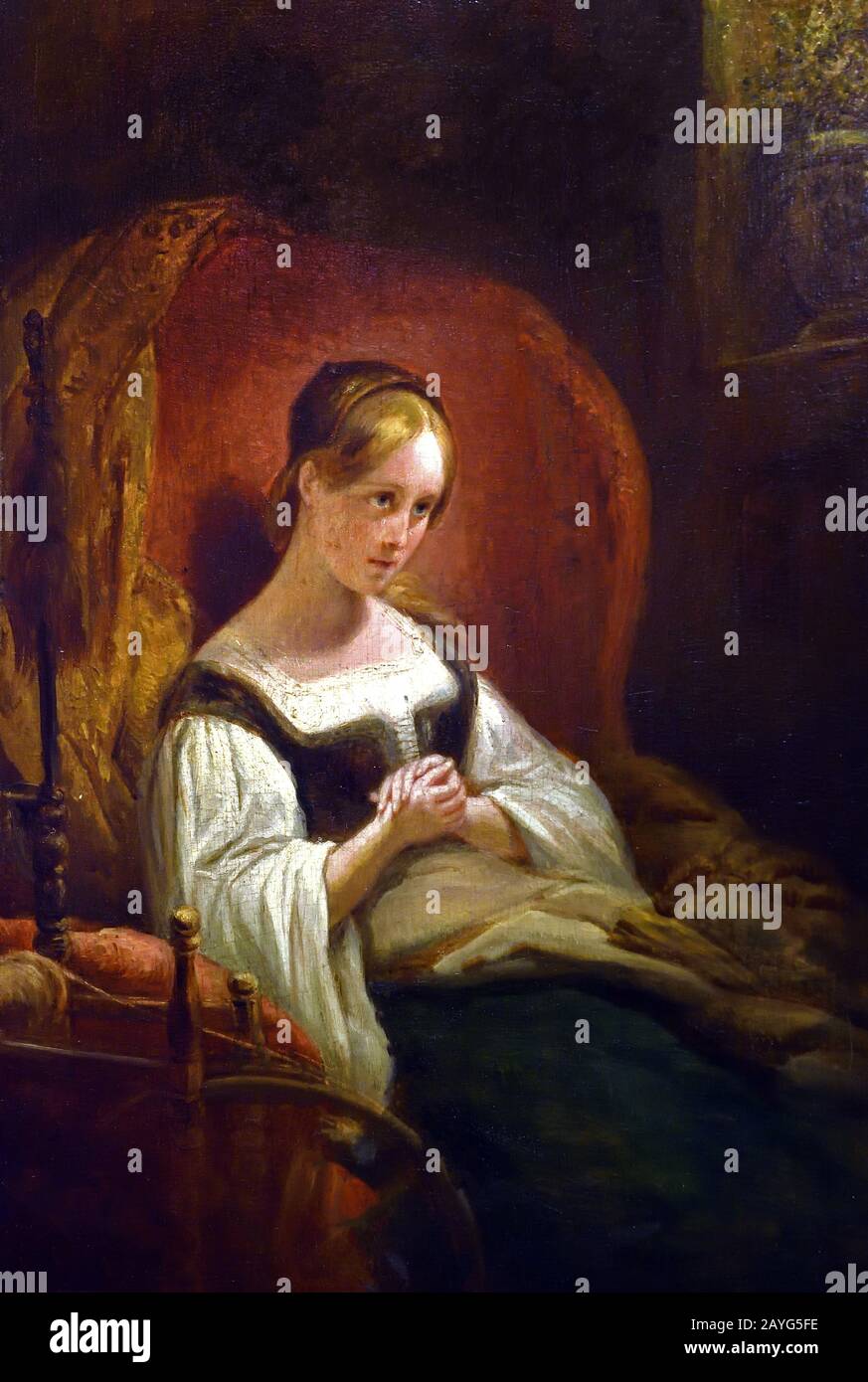 Marguerite au Rouget (daisy rotante) 1931 di Ary Scheffer 1795 – 1858 olandese i Paesi Bassi. Foto Stock