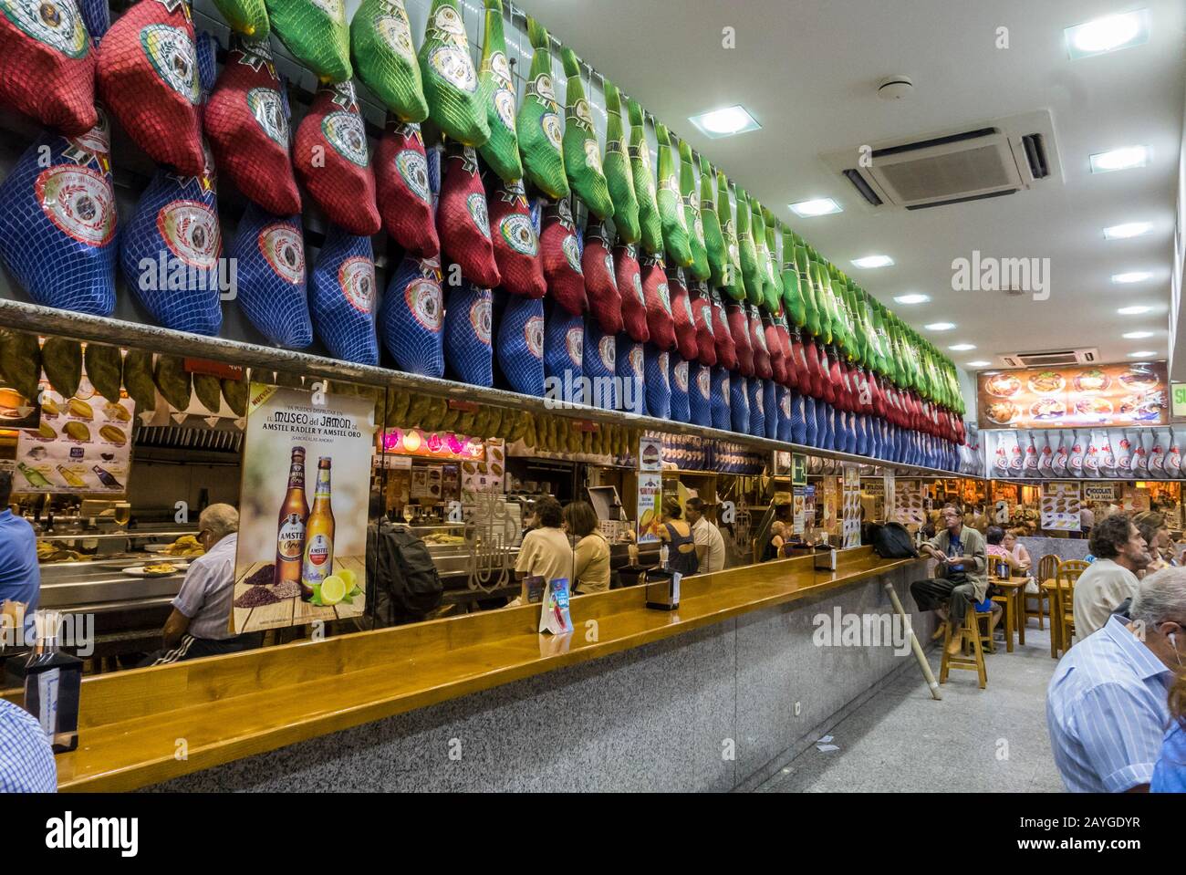 Il tapas bar, Madrid, Spagna Foto Stock