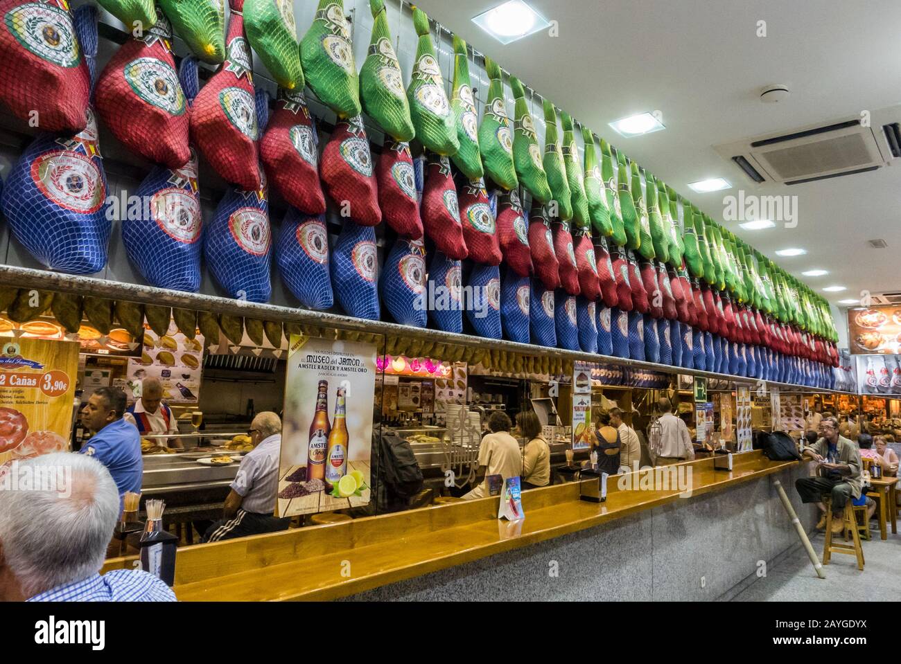 Il tapas bar, Madrid, Spagna Foto Stock