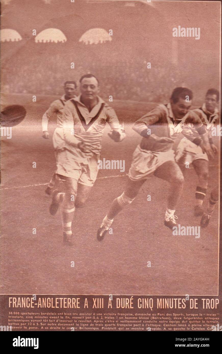 France contre Angleterre / Photo