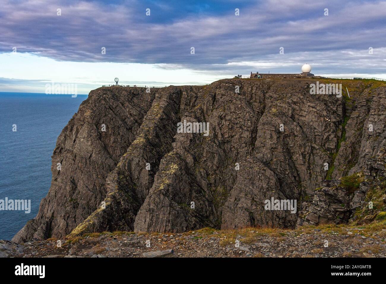 Isola di Magerøya, capo nord Foto Stock