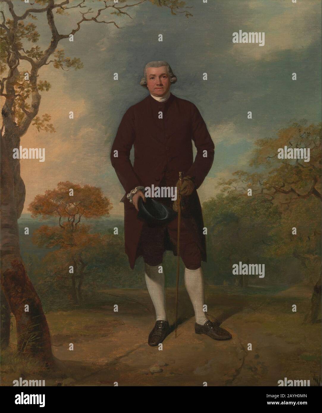 Francis Wheatley - Ritratto di un uomo, chiamato George Basil Woodd Foto Stock