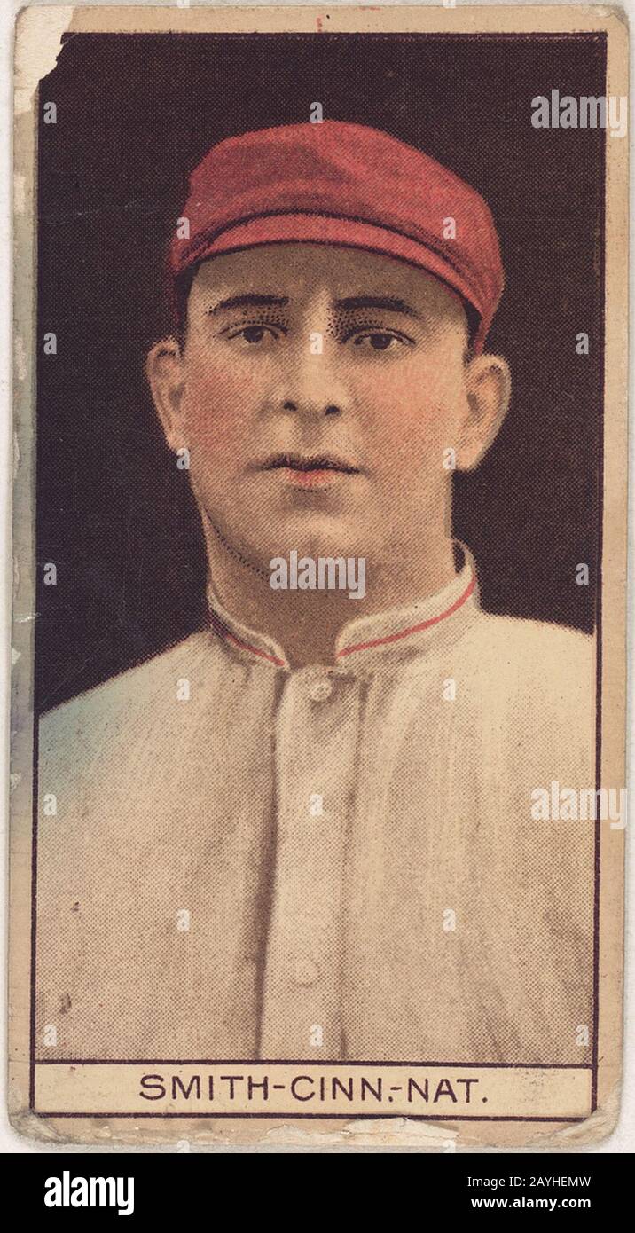 Frank E. Smith, Cincinnati Reds, carta da baseball ritratto Foto Stock