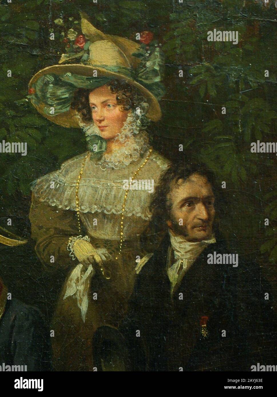 Franz Krüger - Parade Auf Dem Opernplatz - Henriette Sontag, Niccolò Paganini Foto Stock