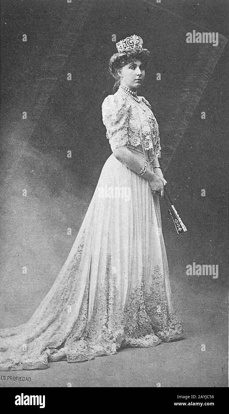 Franzen - Victoria Eugenie di Battenberg (BNE 406267). Foto Stock