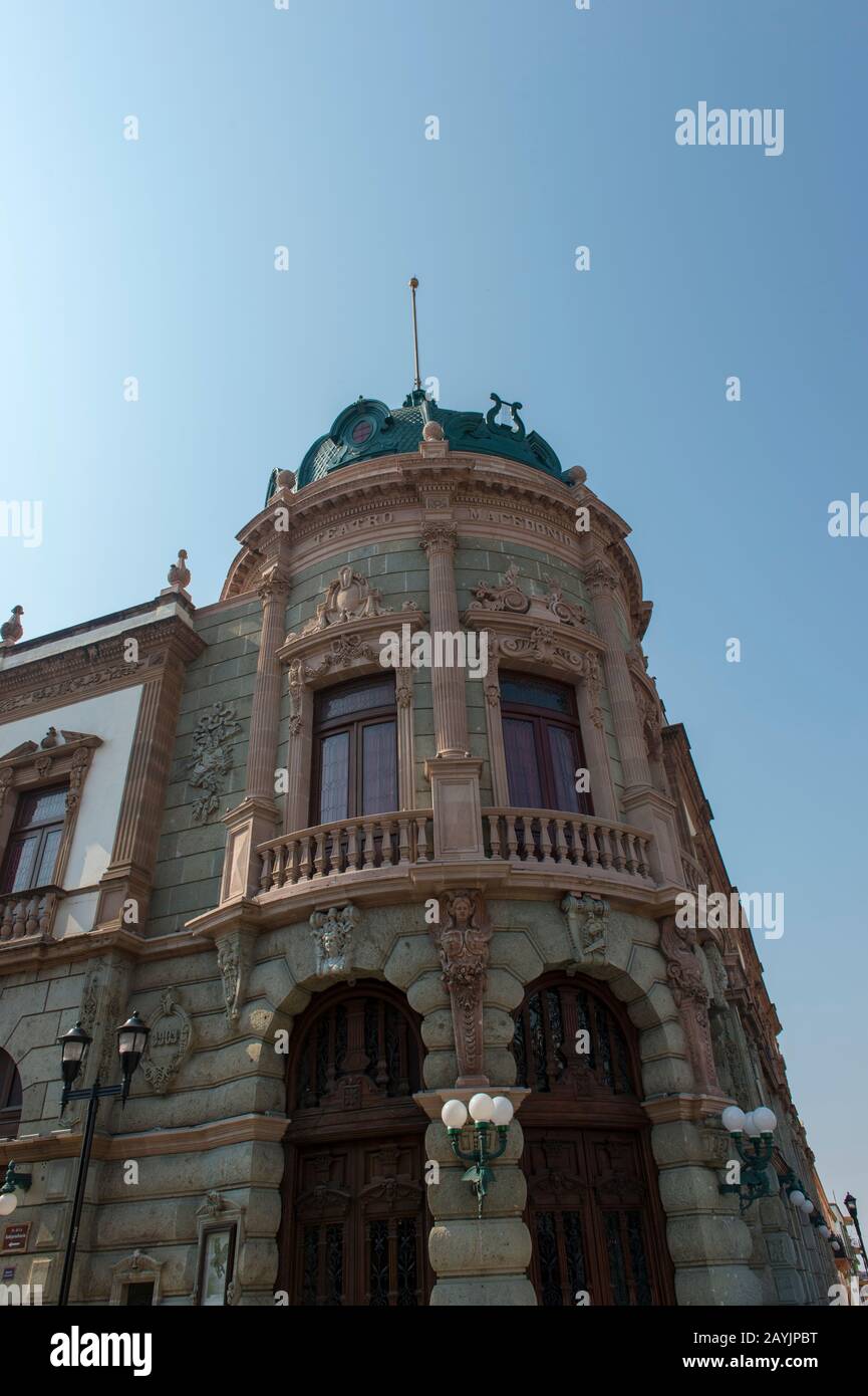 Il teatro a Oaxaca City, Messico. Foto Stock