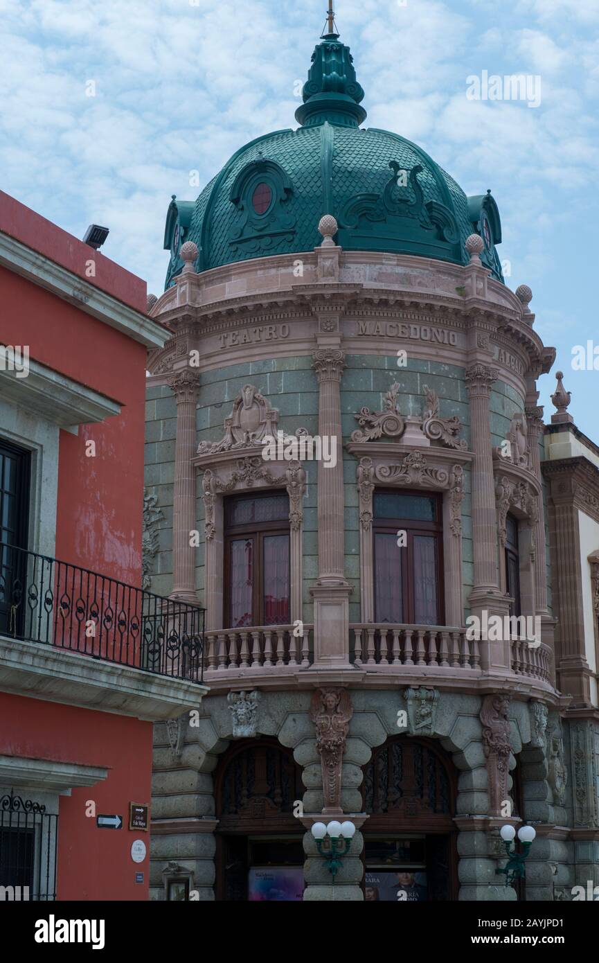 Il teatro a Oaxaca City, Messico. Foto Stock