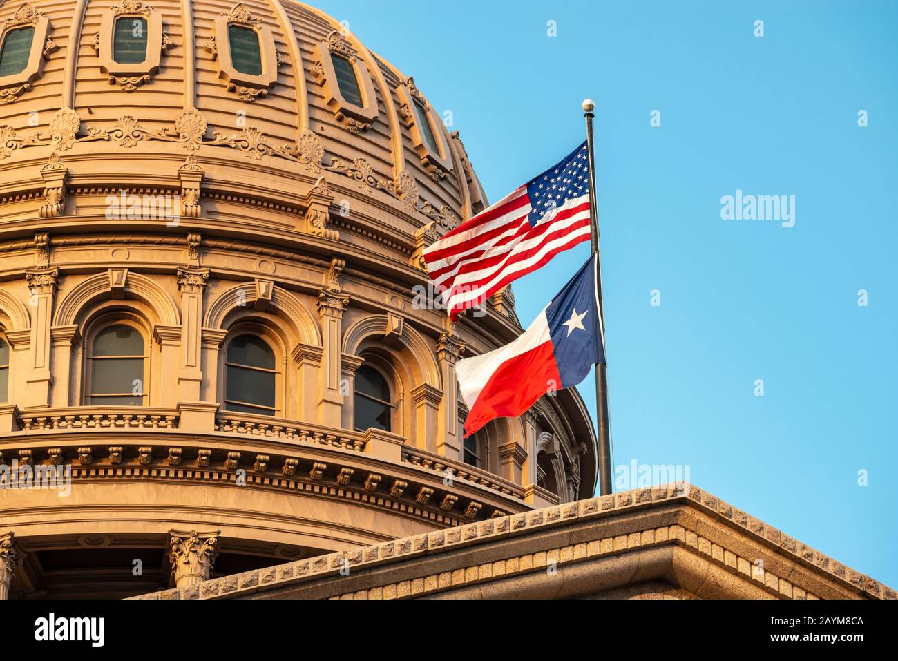 State Capitol, Austin, Texas, Stati Uniti d'America Foto Stock