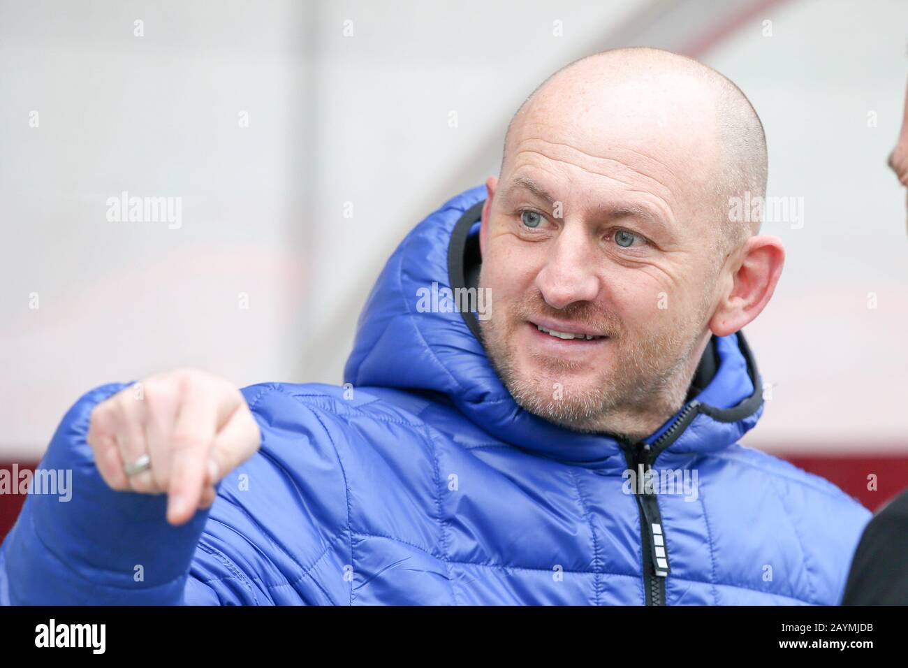 Zwickau, Germania. 16th Feb, 2020. Primo: 16.02.2020 Football, 2019/2020 3rd Bundesliga: FSV Zwickau - MSV Duisburg coach Thorsten Lieberknecht | usage worldwide Credit: DPA/Alamy Live News Foto Stock