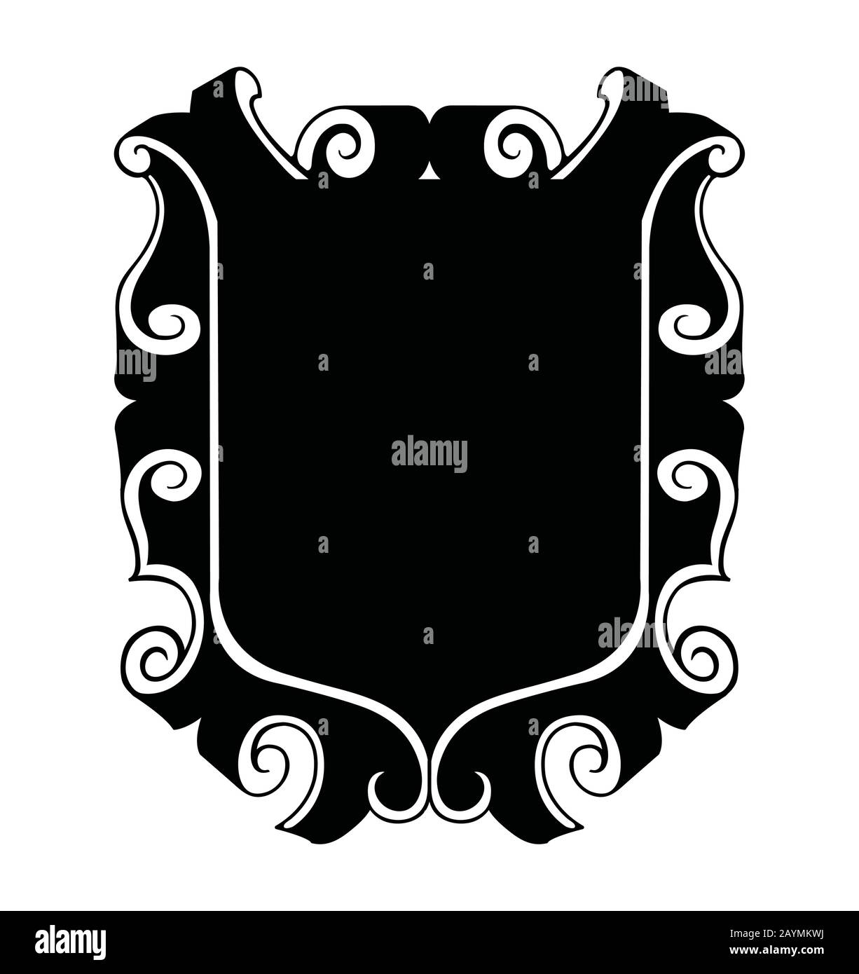 ilustration dello scudo Illustrazione Vettoriale