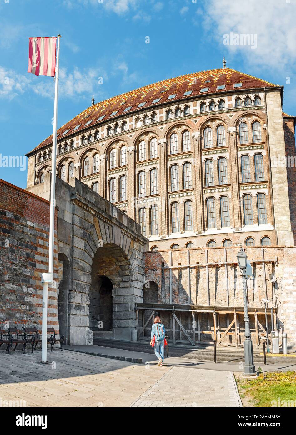 Porta Di Vienna A Budapest Foto Stock