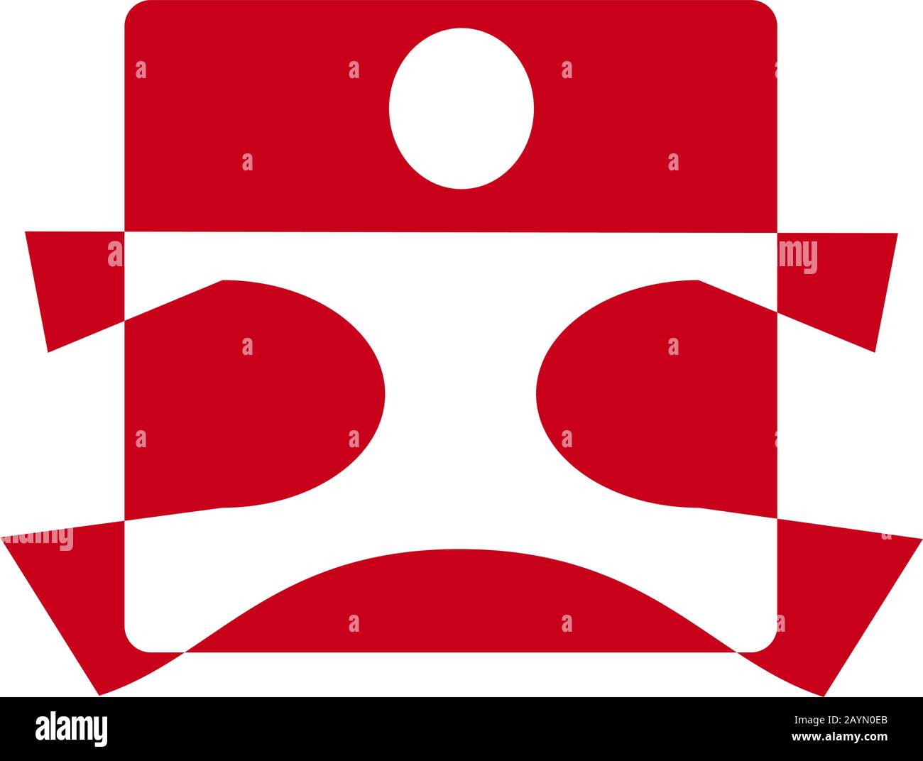 Vector man jumping, concetto di strategia di uscita Illustrazione Vettoriale