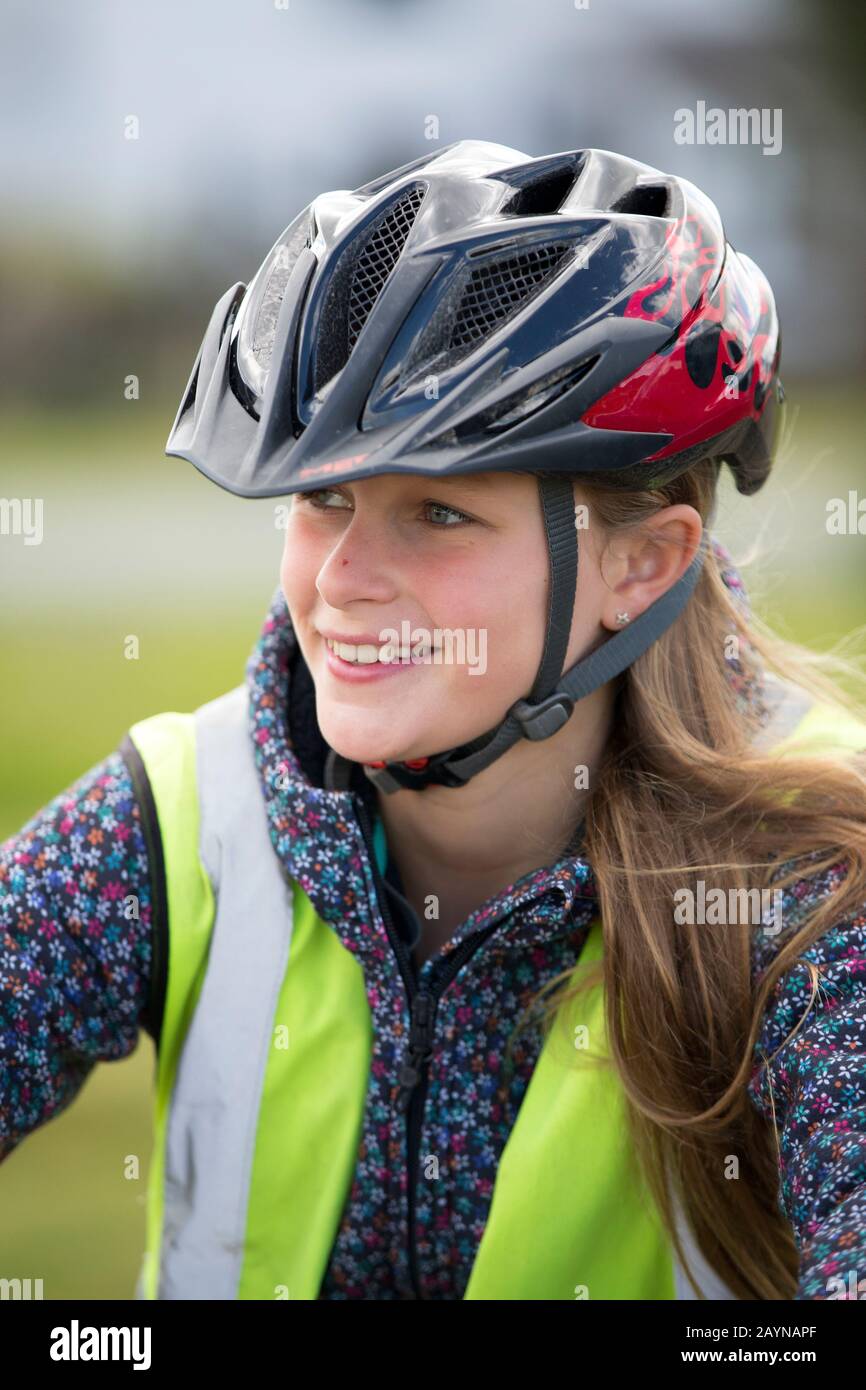 Mountain bike a Dartmoor durante gli inseguimenti all'aperto Foto Stock