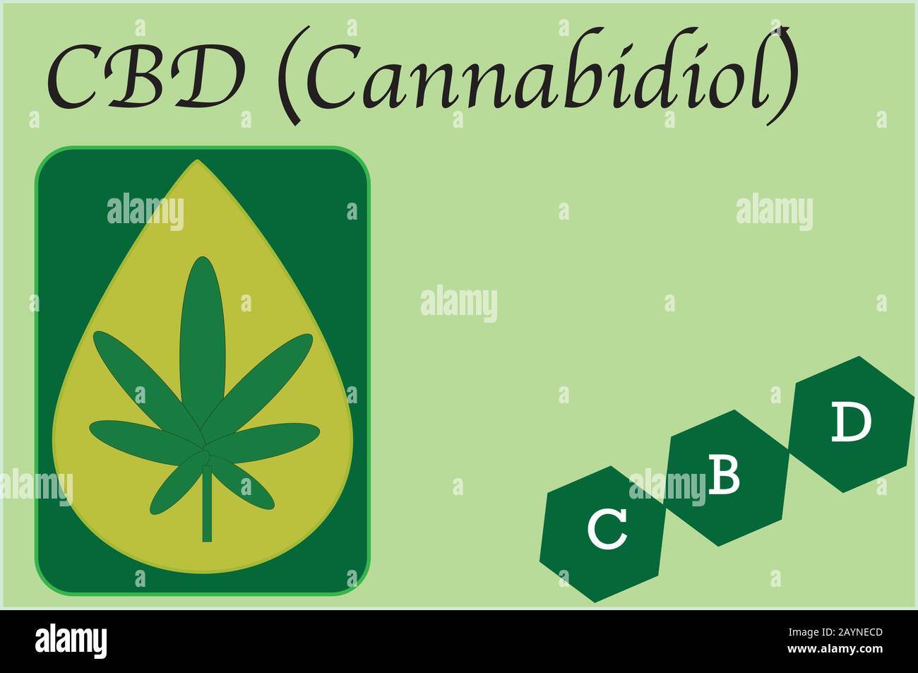 Cannabis, Weed, Pot, o Marijuana una questione politica che esamina la legalizzazione dei cannabidioli o CBD. Concetti in Canada e Stati Uniti. Illustrazione Vettoriale