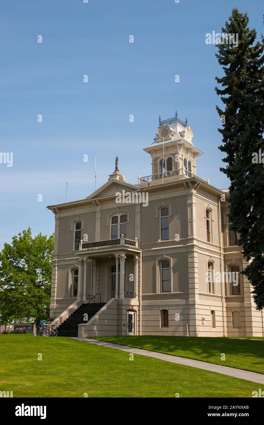 Vista del più antico tribunale operativo dello Stato di Washington, a Dayton, Washington orientale, Stati Uniti. Foto Stock