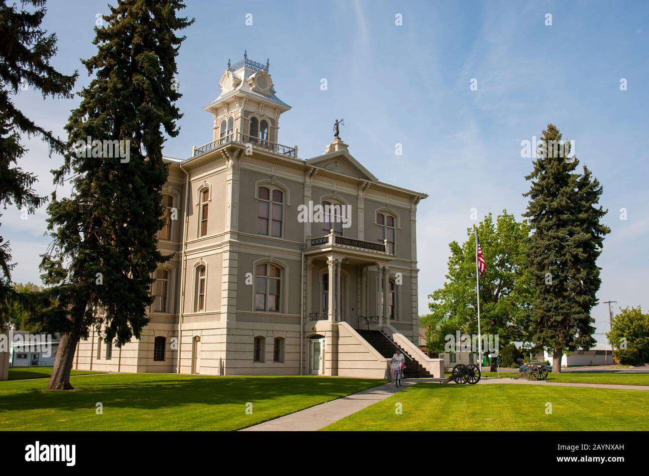 Vista del più antico tribunale operativo dello Stato di Washington, a Dayton, Washington orientale, Stati Uniti. Foto Stock