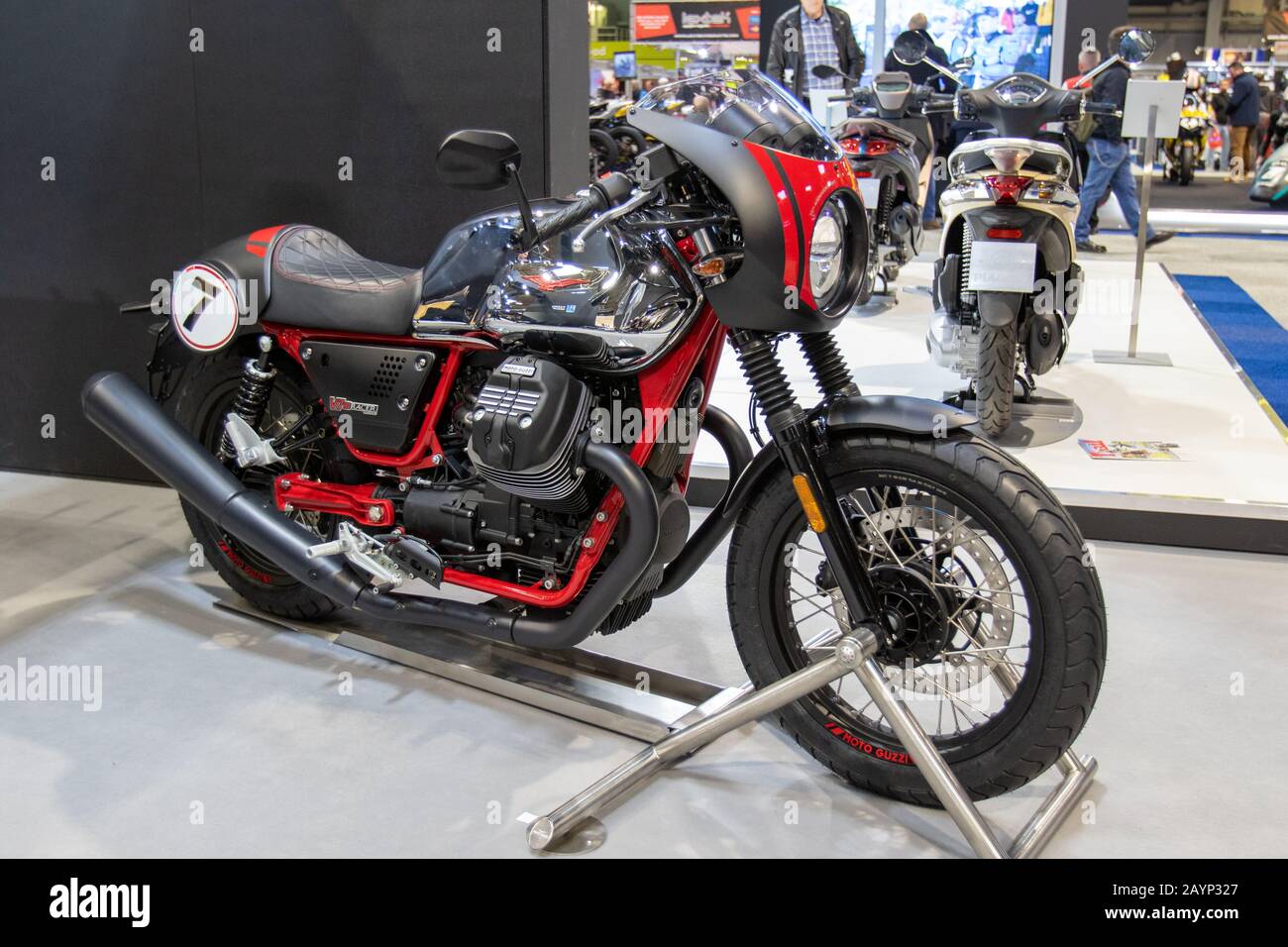 Moto Guzzi V7 III Racer Foto Stock