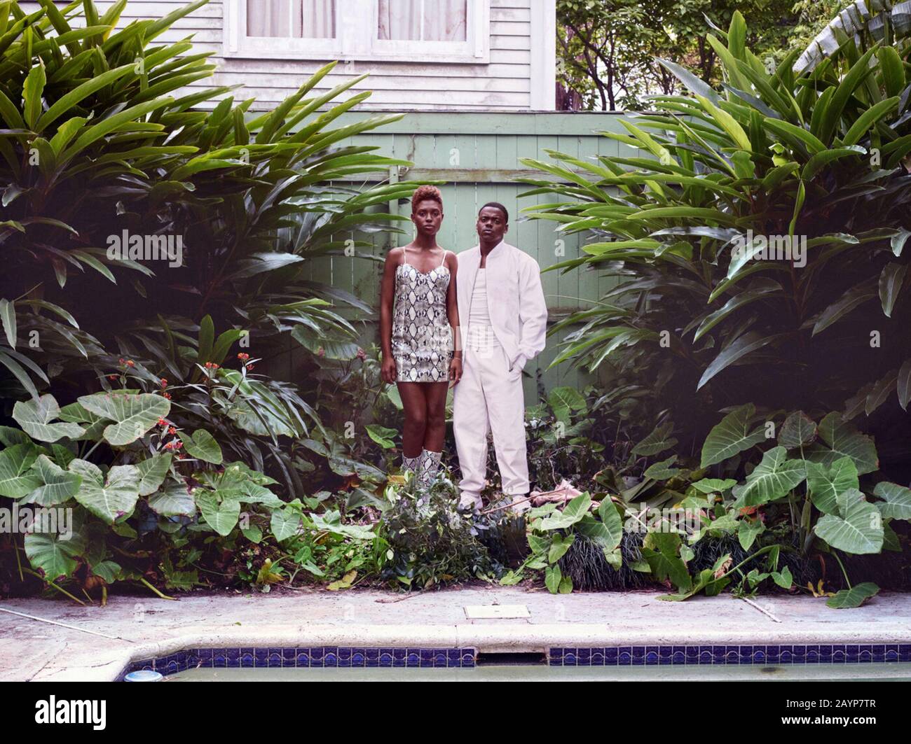 Queen & Slim è un film di dramma del crimine romantico americano del 2019 diretto da Melina Matsoukas (nel suo debutto directorial di caratteristica) e scritto da Lena Waitthe, da una storia di James Frey e Waithe. Questa fotografia è esclusivamente per uso editoriale ed è il copyright della società cinematografica e/o del fotografo assegnato dalla società cinematografica o di produzione e può essere riprodotta solo da pubblicazioni in collaborazione con la promozione del film di cui sopra. È richiesto un credito obbligatorio per l'azienda cinematografica. Il fotografo deve essere accreditato anche se noto. Foto Stock