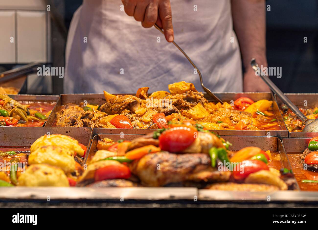 Asian Street Food, Cucina Orientale Foto Stock