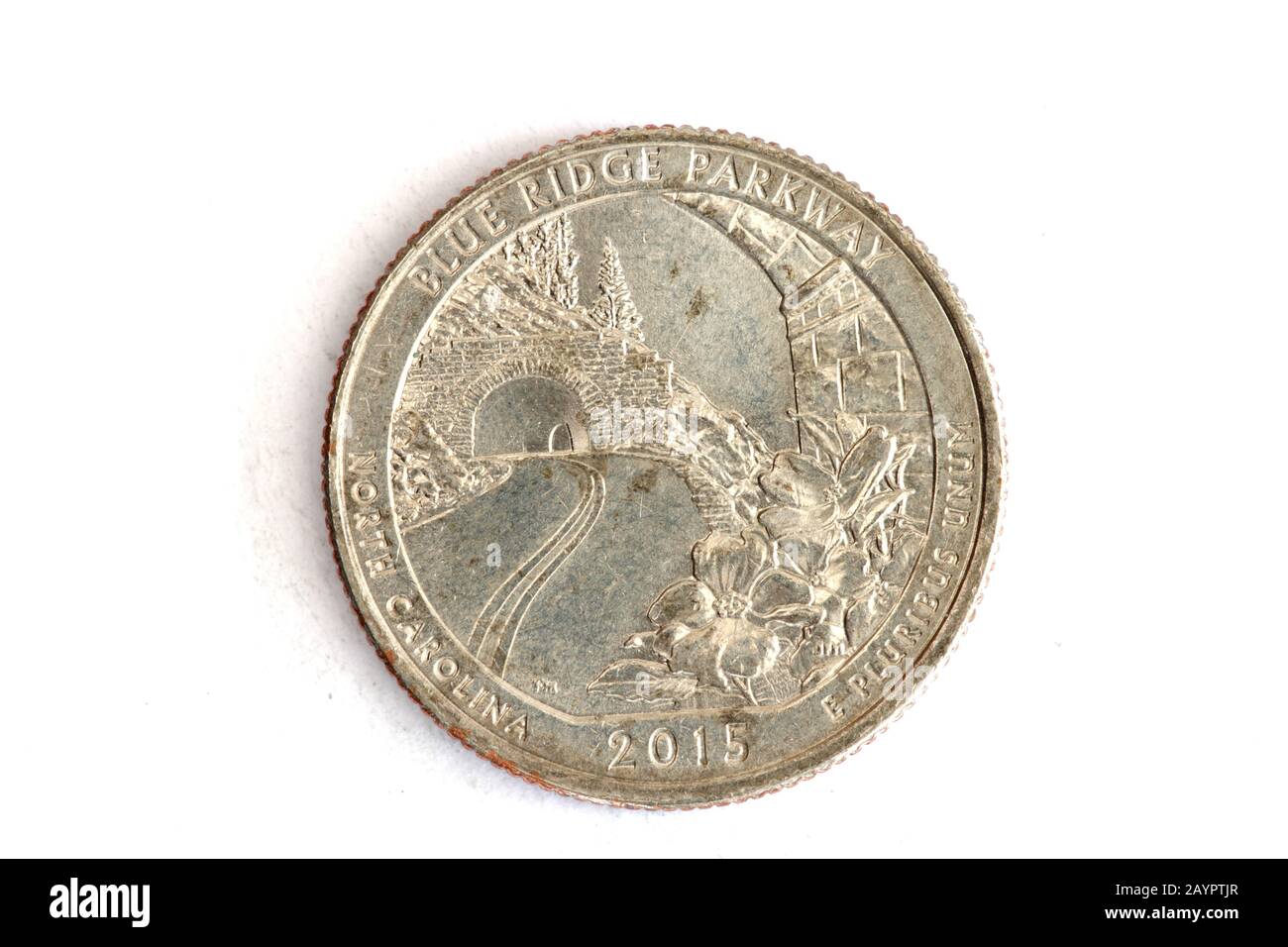 Blue Ridge Parkway Quarter Foto Stock