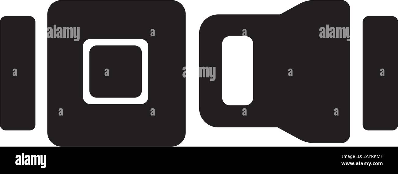 Cintura di sicurezza icon Illustrazione Vettoriale