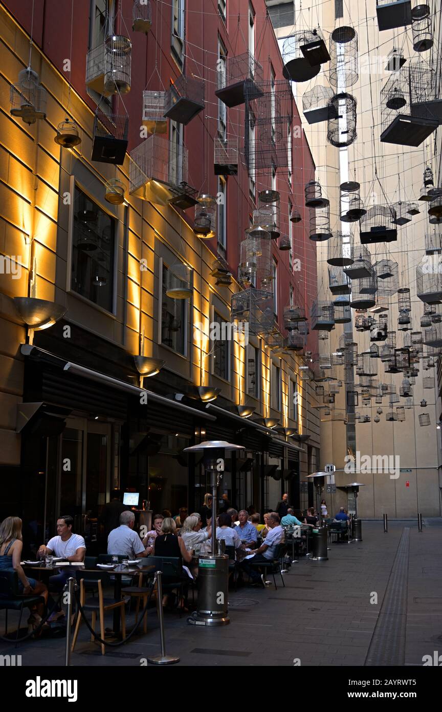 Il ristorante China Lane, Sydney, NSW Foto Stock