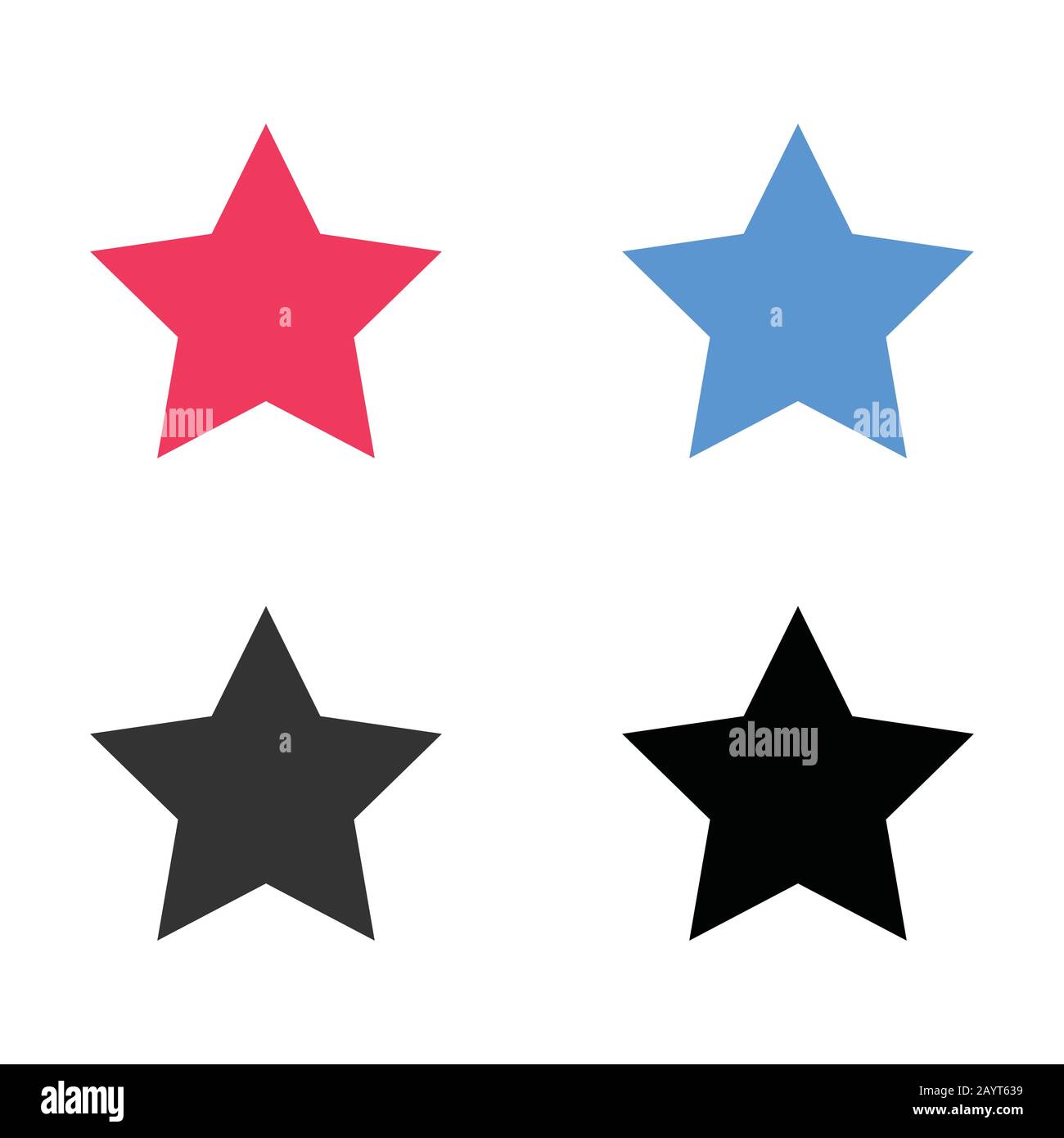 Icona glifo correlato alla stella, simbolo della classifica. Segno preferito Illustrazione Vettoriale