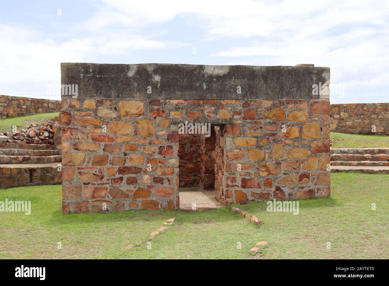 Fort Frederick, Athol Fugard Terrace, Port Elizabeth, Nelson Mandela Bay, Eastern Cape Province, Sudafrica, Africa Foto Stock