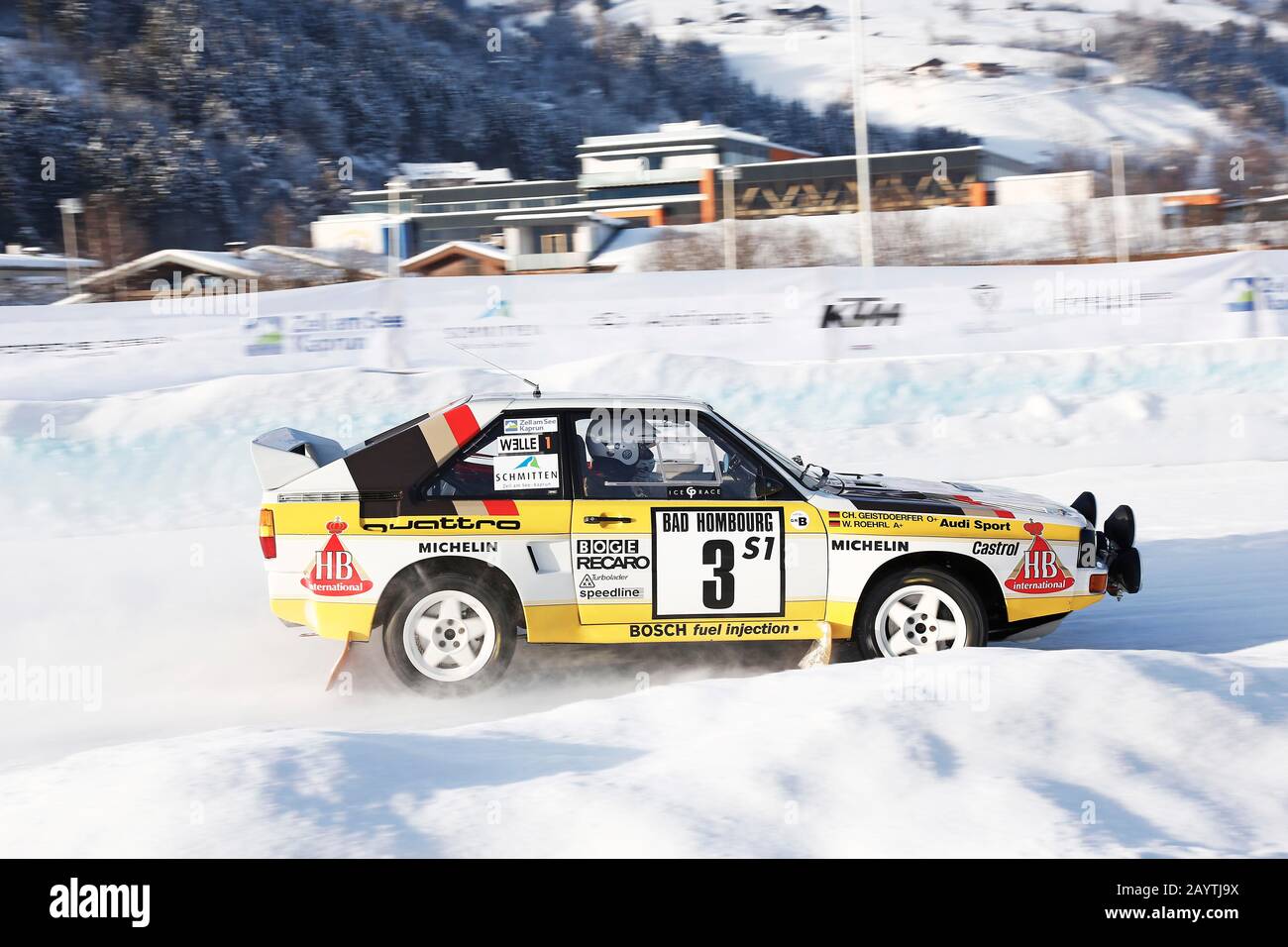 GP Ice Race 2019, Audi Sport quattro S1, pull-along, Zell am See, Austria Foto Stock