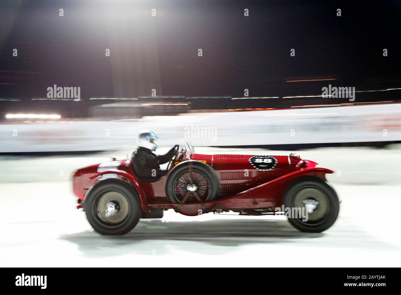 GP Ice Race 2020, 1934 Alfa Romeo 8C 2300 Monza dal 1934, pull-along, Zell am See, Austria Foto Stock