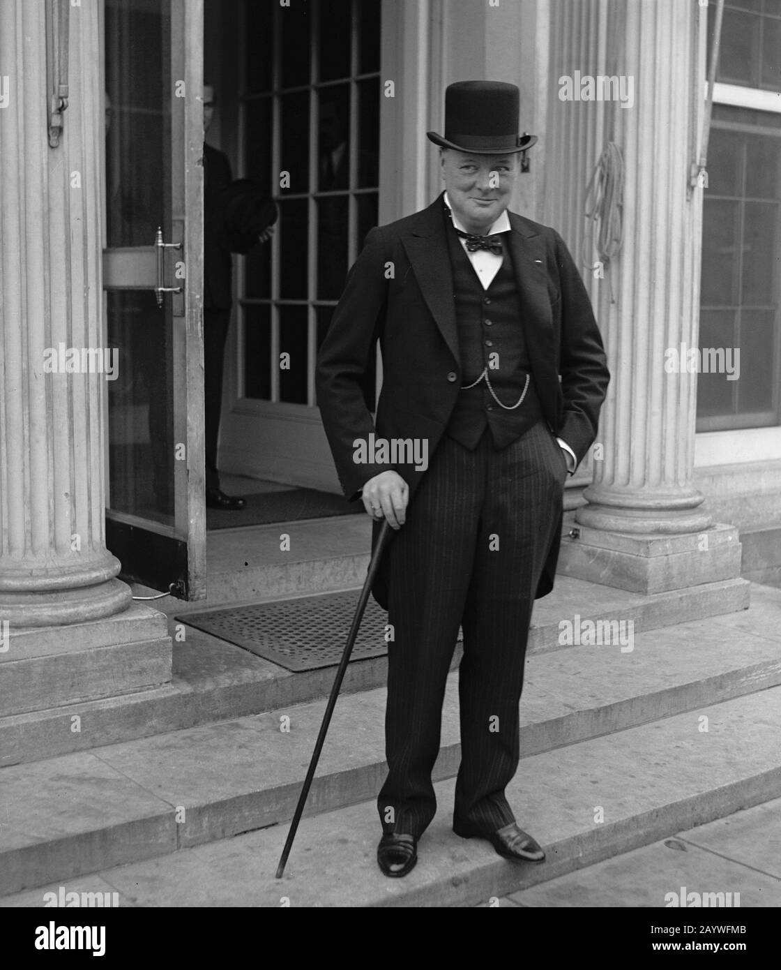 Winston CHURCHILL (1874-1965) statista britannico circa 1920 Foto Stock