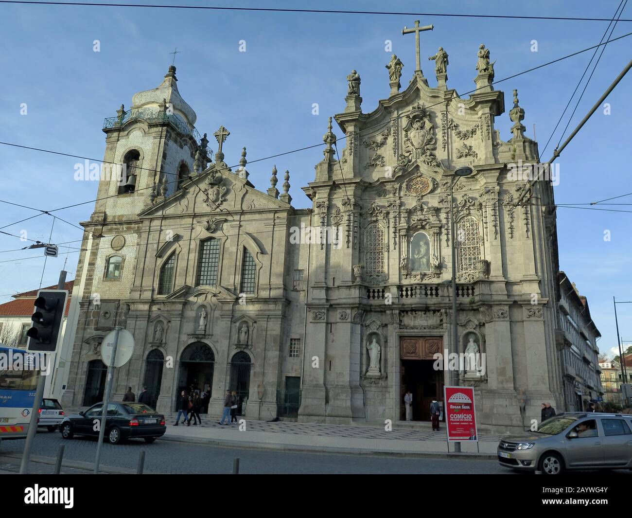 Igreja dos Carmelitas Descalços fu costruita nel 17th secolo per le monache carmelitane e Igreja do Carmo fu costruita nel 18th secolo per i monaci carmelitani Foto Stock