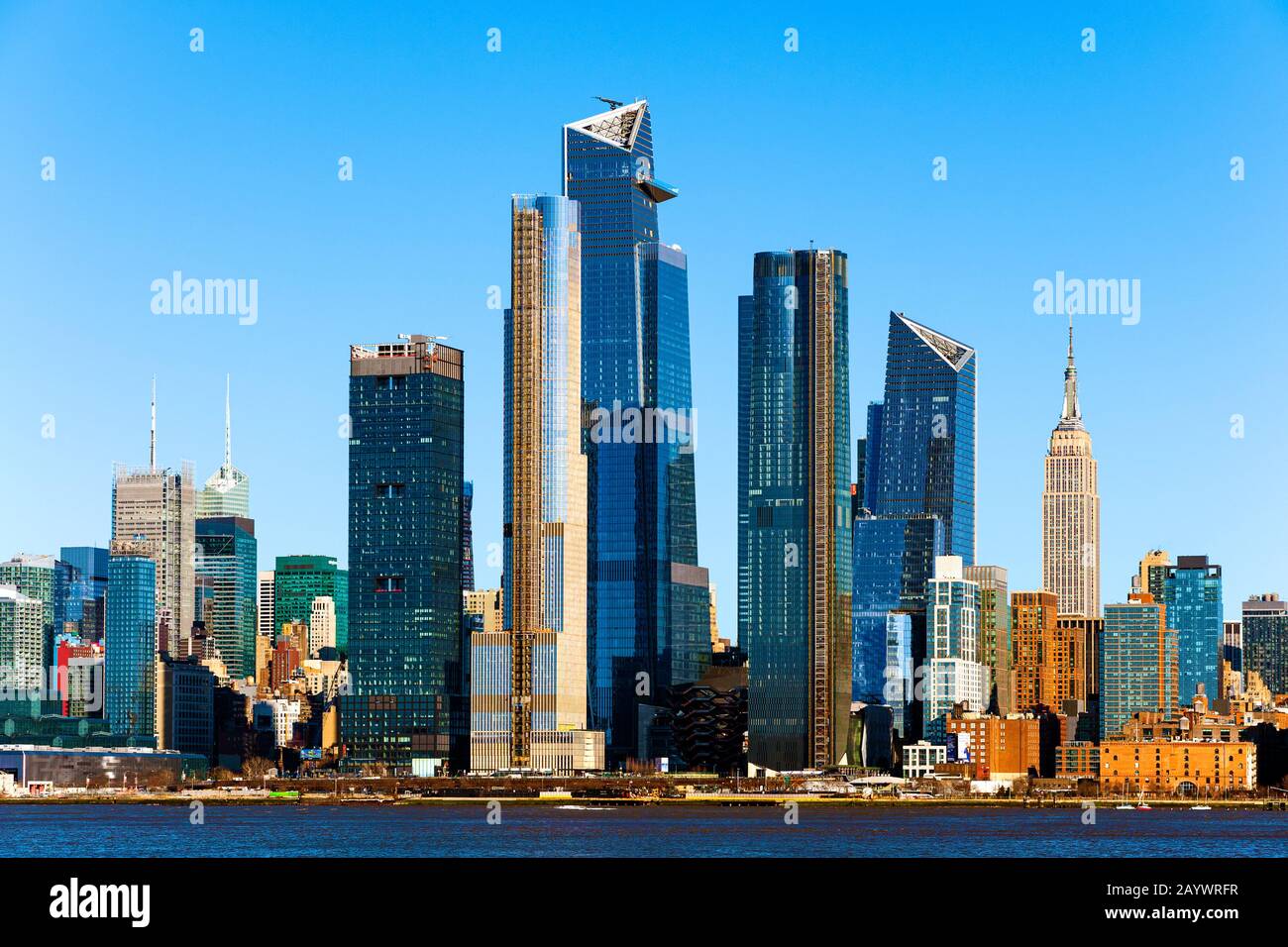 Hudson Yards New York Skyline architettura Foto Stock