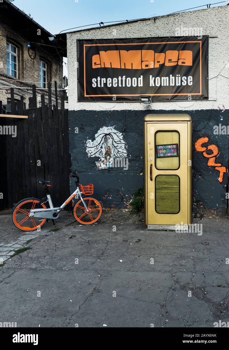 emma pea, bar ristorante, gelaende crude, luogo culturale alternativo Foto Stock