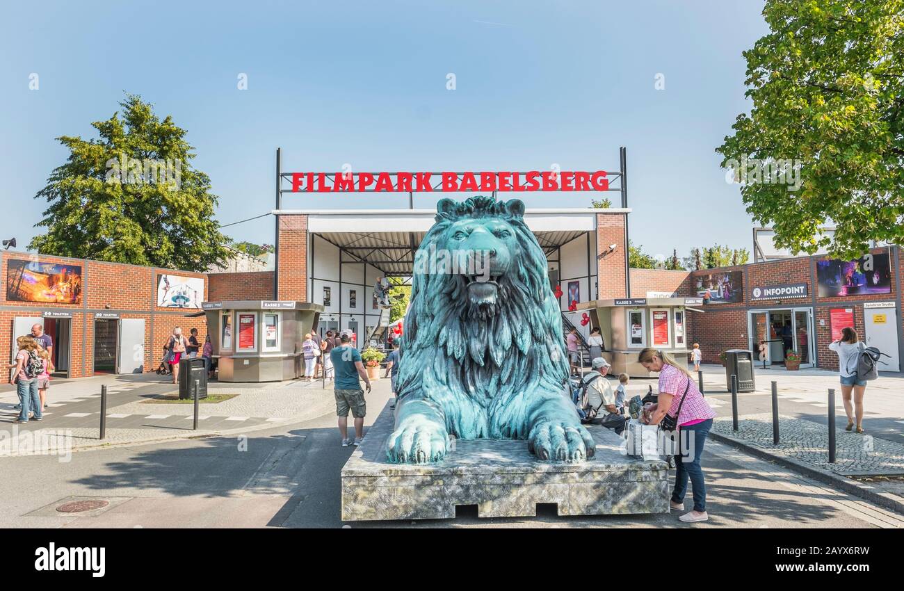 filmpark babelsberg, studio cinematografico di babelsberg Foto Stock